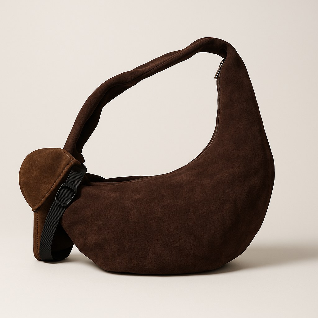 The Younes Bag in suede
