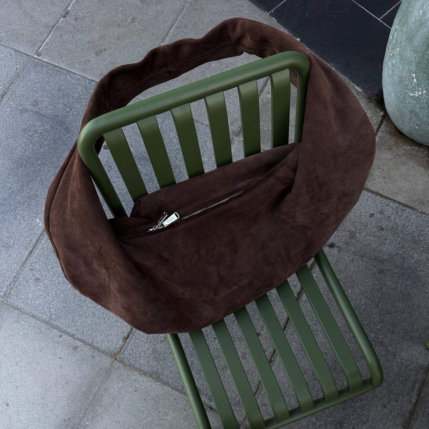 The Younes Bag in suede