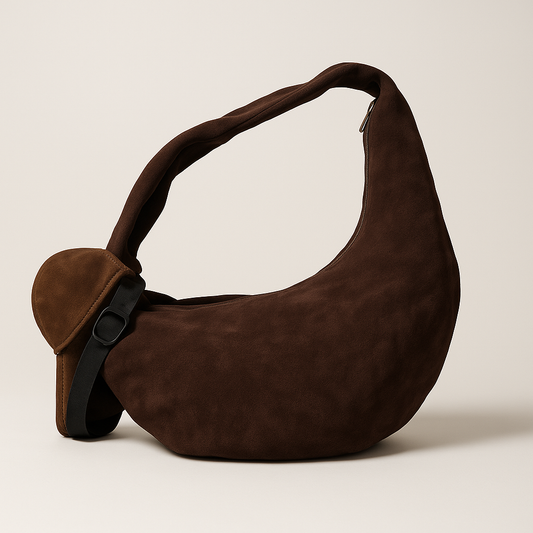 The Younes Bag in suede